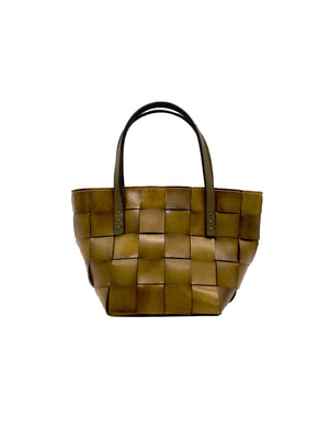 Borsa Japan Mini Basket DRAGON DIFFUSION Donna - Verde