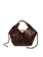 Borsa Botteghe 4cm Diagonal Straps DRAGON DIFFUSION Donna - Marrone