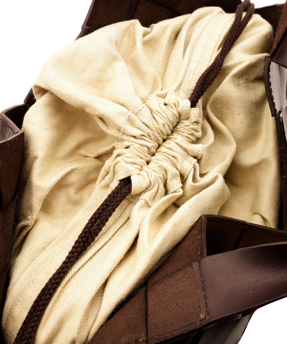 Borsa Botteghe 4cm Diagonal Straps DRAGON DIFFUSION Donna - Marrone