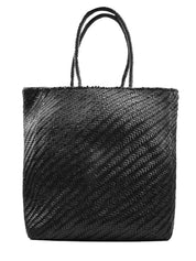 Borsa Big 4mm Drill Weave DRAGON DIFFUSION Donna - Nero
