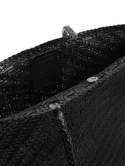 Borsa Big 4mm Drill Weave DRAGON DIFFUSION Donna - Nero