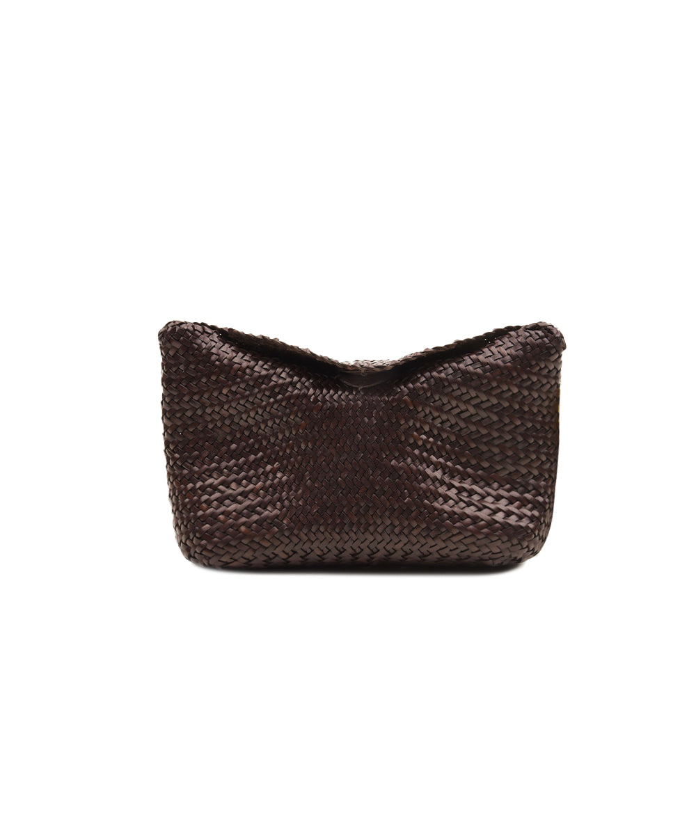Borsa Corsina Diagonal Weave Flap DRAGON DIFFUSION Donna - Marrone