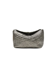 Borsa Corsina Diagonal Weave Flap DRAGON DIFFUSION Donna - Argento