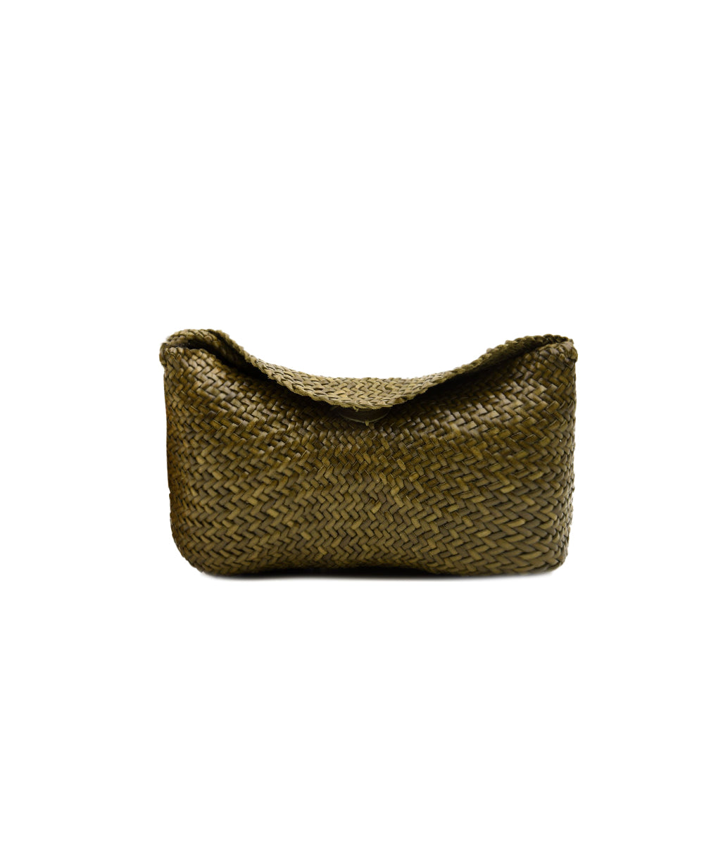Borsa Corsina Diagonal Weave Flap DRAGON DIFFUSION Donna - Verde