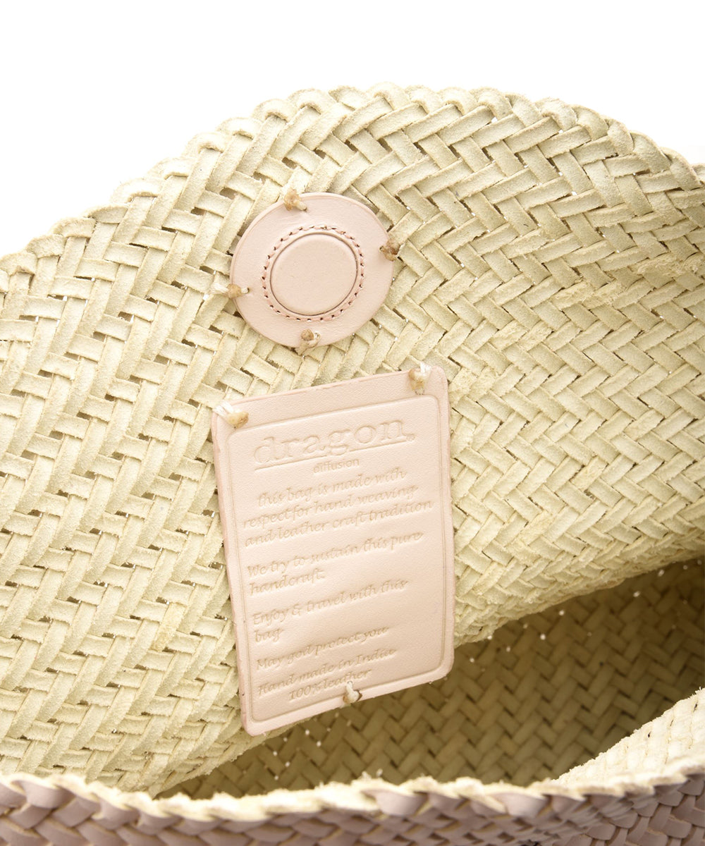 Borsa Santa Marta Diagonal Weave Flap DRAGON DIFFUSION Donna - Beige