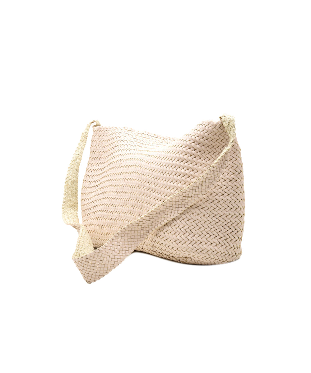 Borsa Santa Marta Diagonal Weave Flap DRAGON DIFFUSION Donna - Beige