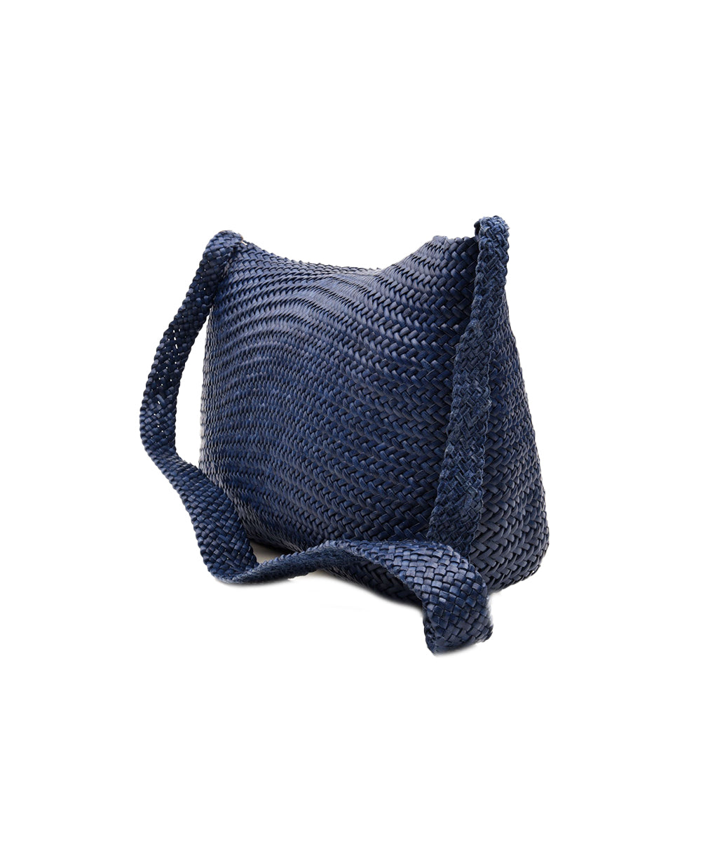 Borsa Santa Marta Diagonal Weave Flap DRAGON DIFFUSION Donna - Blue