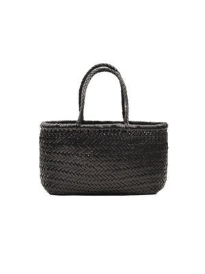 Borsa Mini Flat Gora Basket DRAGON DIFFUSION Donna - Nero