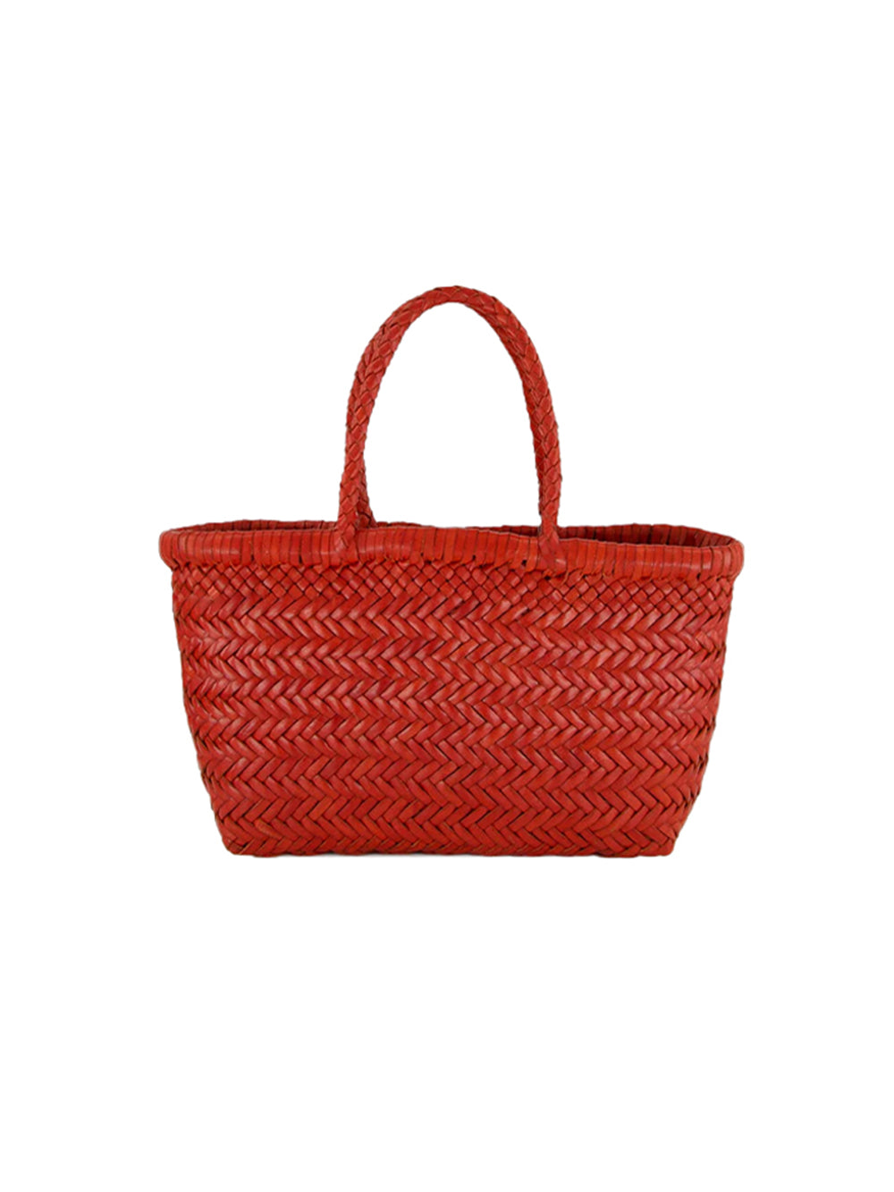 Borsa Mini Flat Gora Basket DRAGON DIFFUSION Donna - Rosso