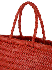 Borsa Mini Flat Gora Basket DRAGON DIFFUSION Donna - Rosso