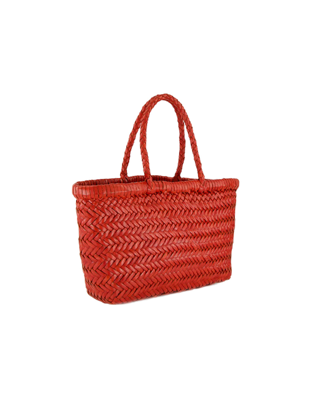 Borsa Mini Flat Gora Basket DRAGON DIFFUSION Donna - Rosso
