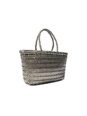 Borsa Mini Flat Gora Basket DRAGON DIFFUSION Donna - Argento