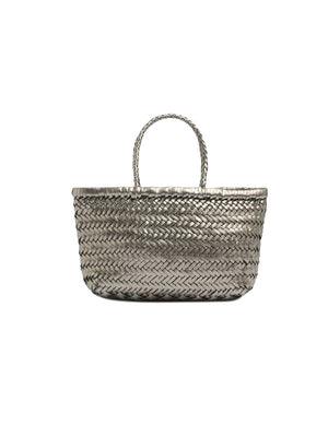 Borsa Bamboo Triple Jump Small DRAGON DIFFUSION Donna - Argento