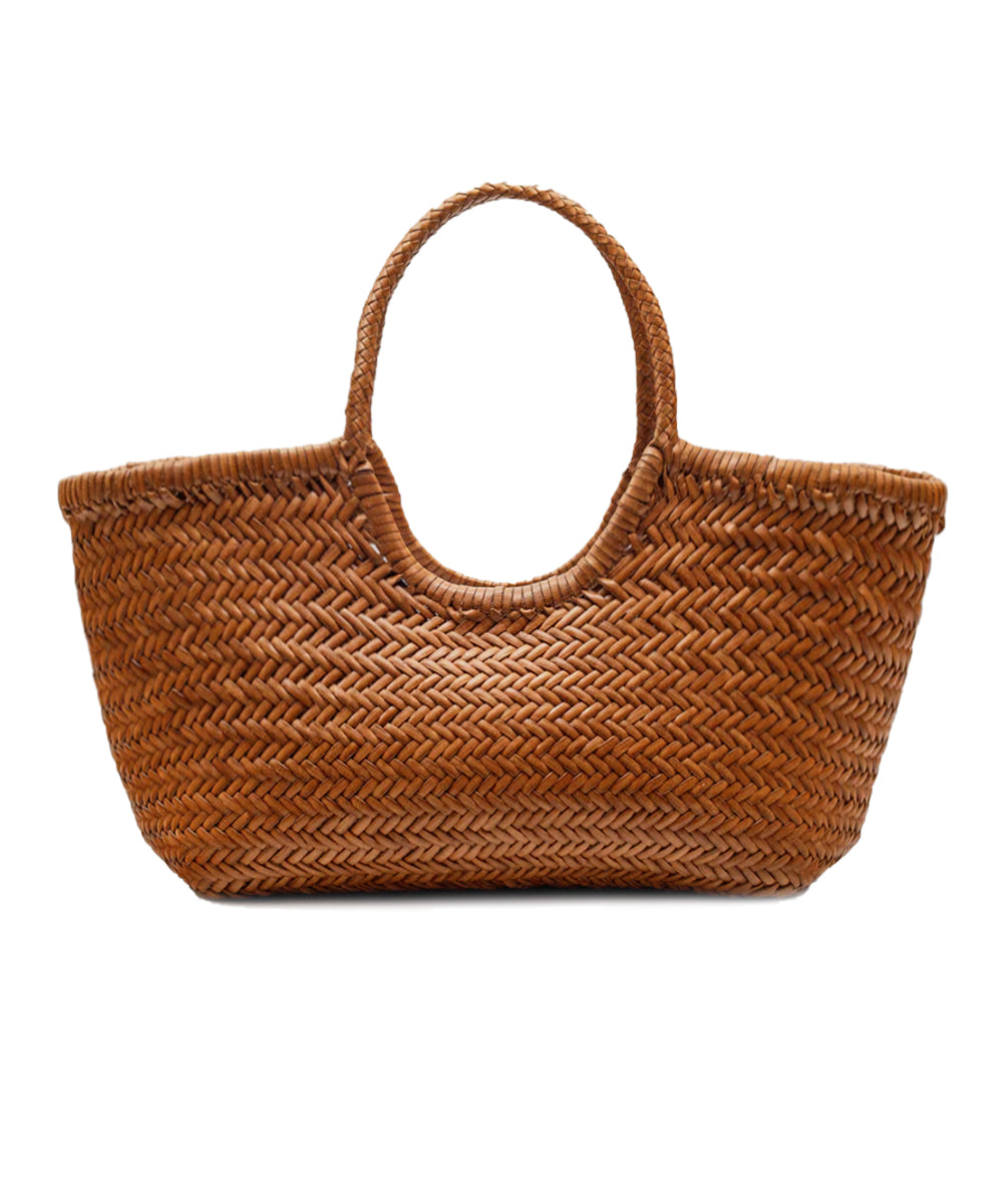 Borsa Nantucket Basket Big 3x Jump DRAGON DIFFUSION Donna - Marrone