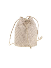 Borsa Pompom Double Jump DRAGON DIFFUSION Donna - Beige