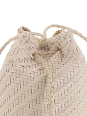 Borsa Pompom Double Jump DRAGON DIFFUSION Donna - Beige