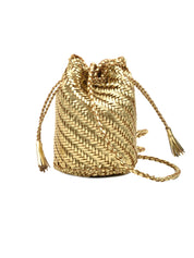 Borsa Pompom Double Jump DRAGON DIFFUSION Donna - Oro