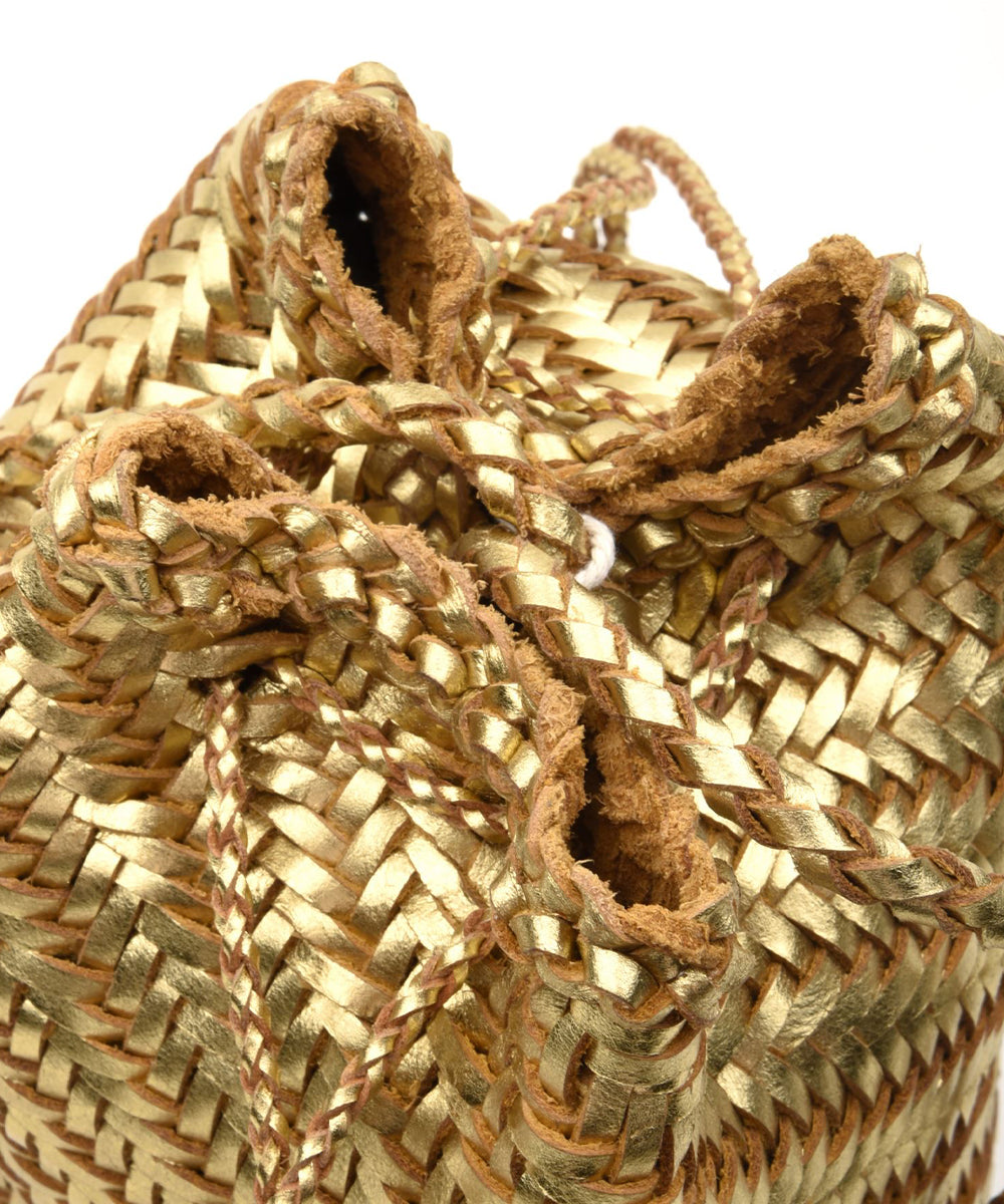 Borsa Pompom Double Jump DRAGON DIFFUSION Donna - Oro