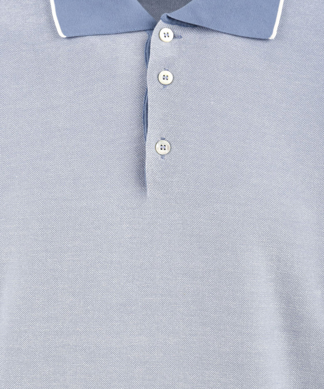Polo manica corta rasata con bottoni DRUMOHR Uomo - Blue