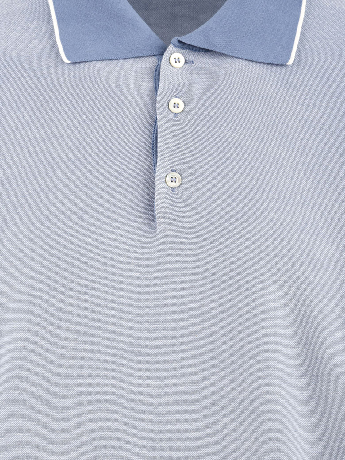 Polo manica corta rasata con bottoni DRUMOHR Uomo - Blue