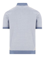 Polo manica corta rasata con bottoni DRUMOHR Uomo - Blue