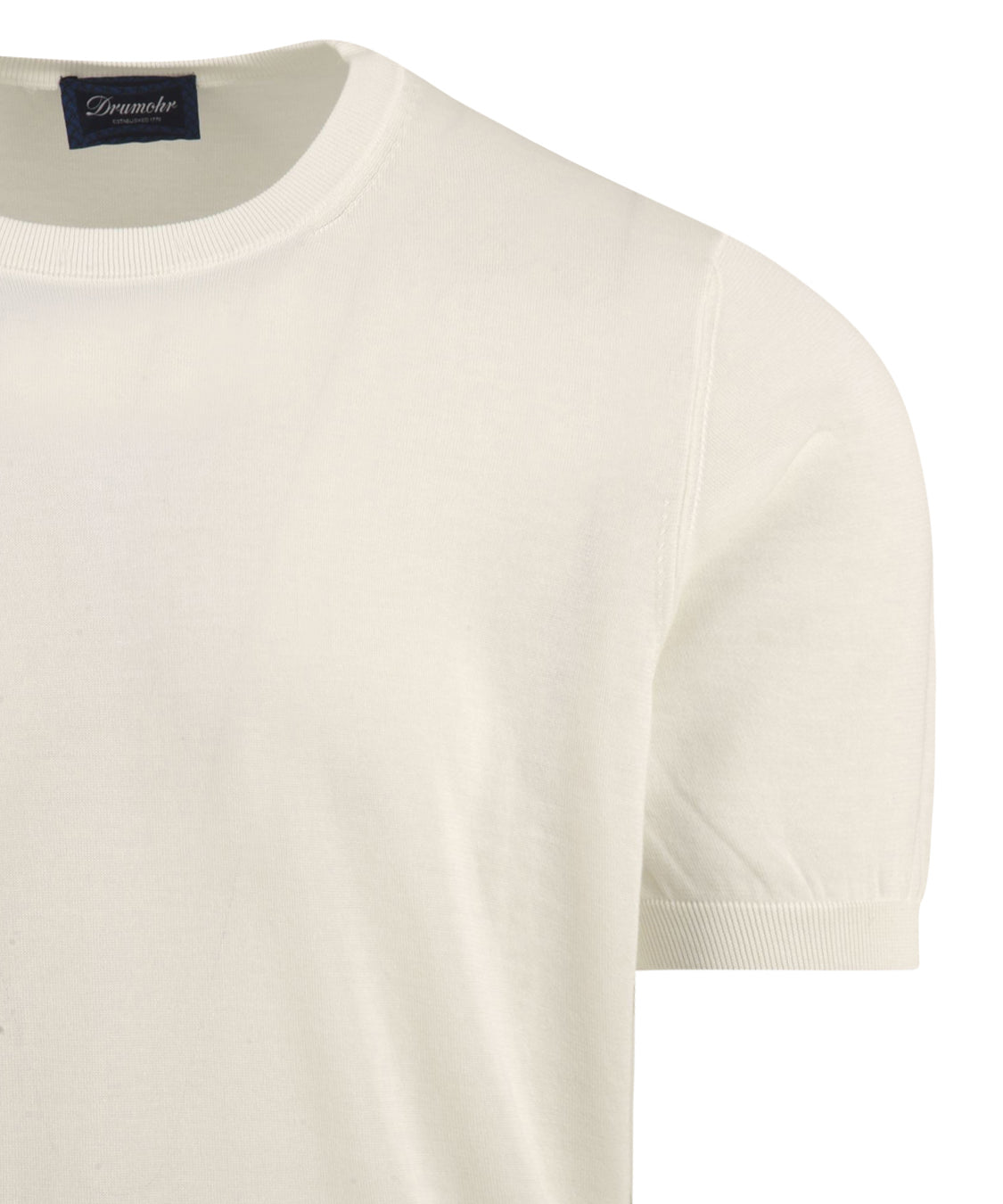 T-shirt manica corta rasata DRUMOHR Uomo - Bianco