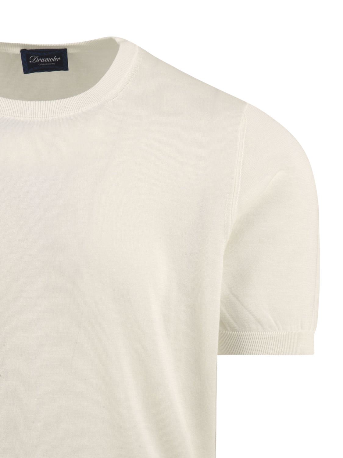 T-shirt manica corta rasata DRUMOHR Uomo - Bianco