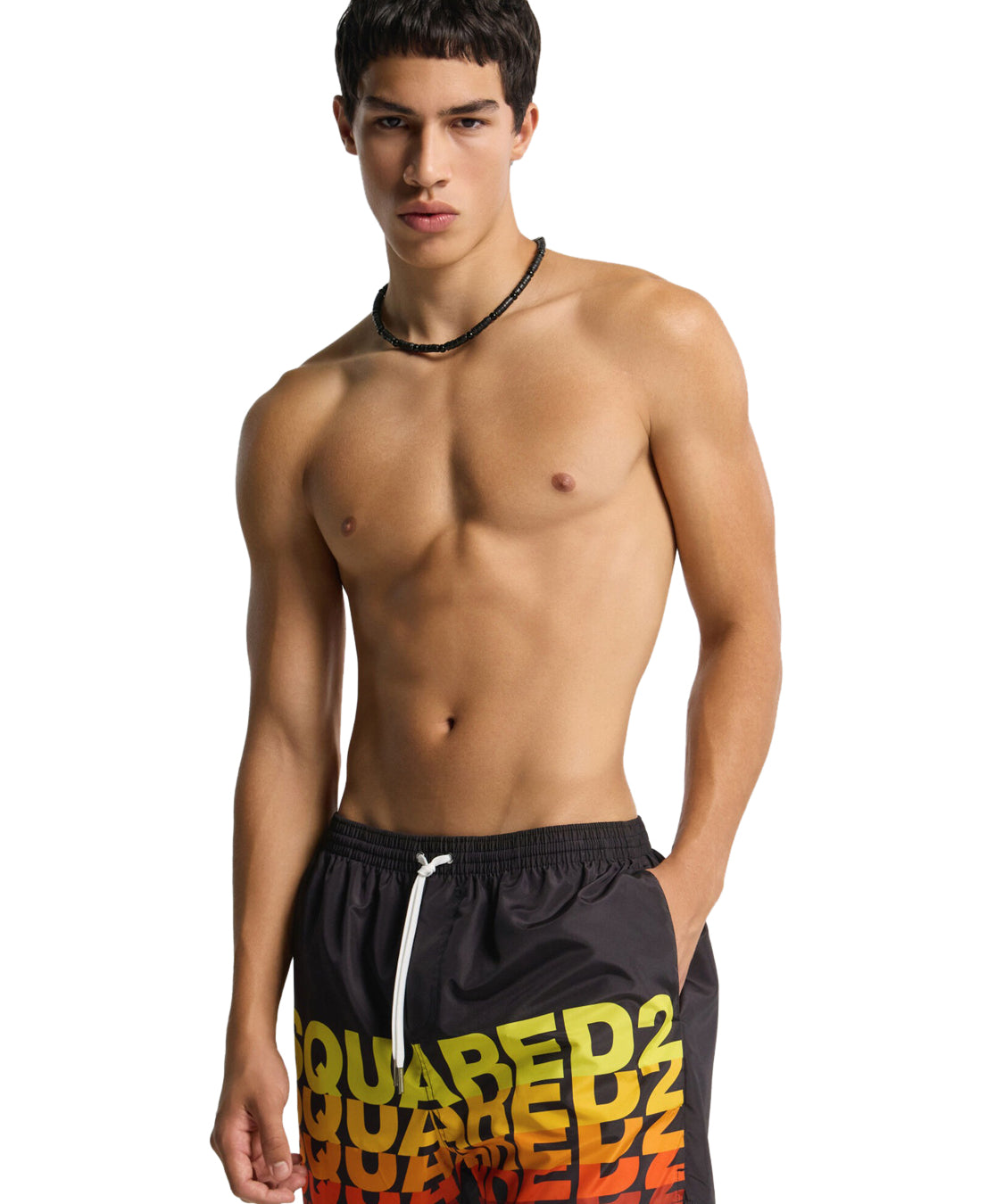 Costume boxer midi DSQUARED2 Uomo - Nero