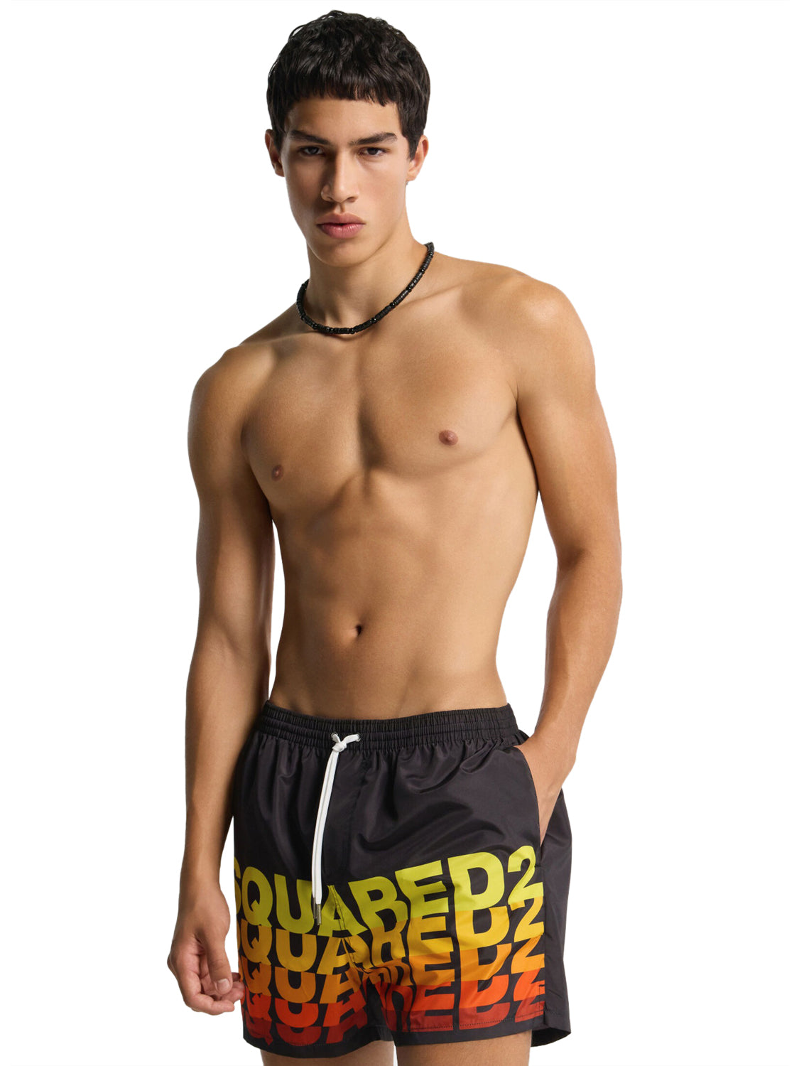 Costume boxer midi DSQUARED2 Uomo - Nero