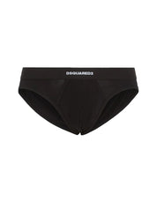 Slip twin pack brief 2 pz DSQUARED2 Uomo - Nero