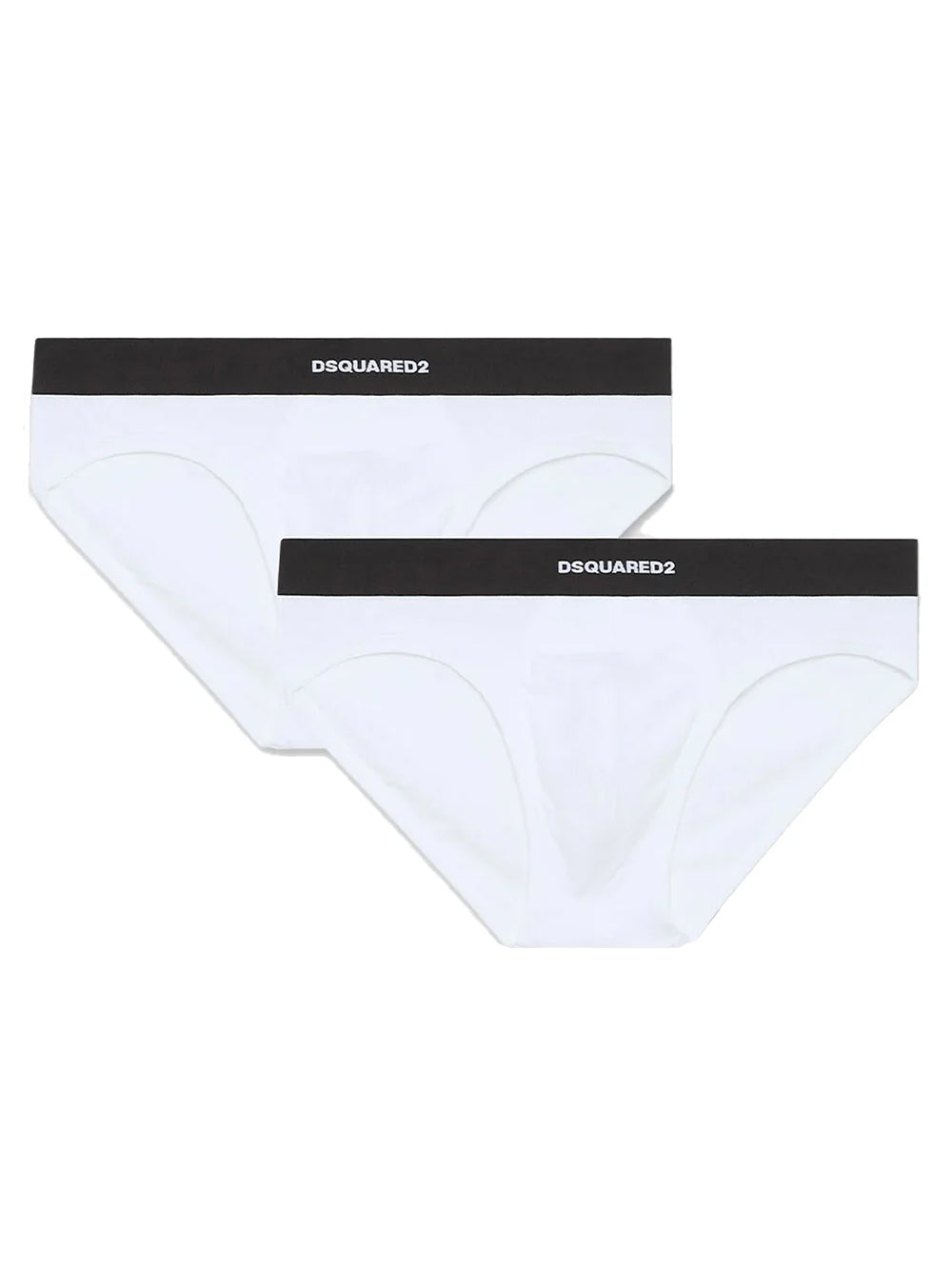 Slip twin pack brief 2 pz DSQUARED2 Uomo - Bianco
