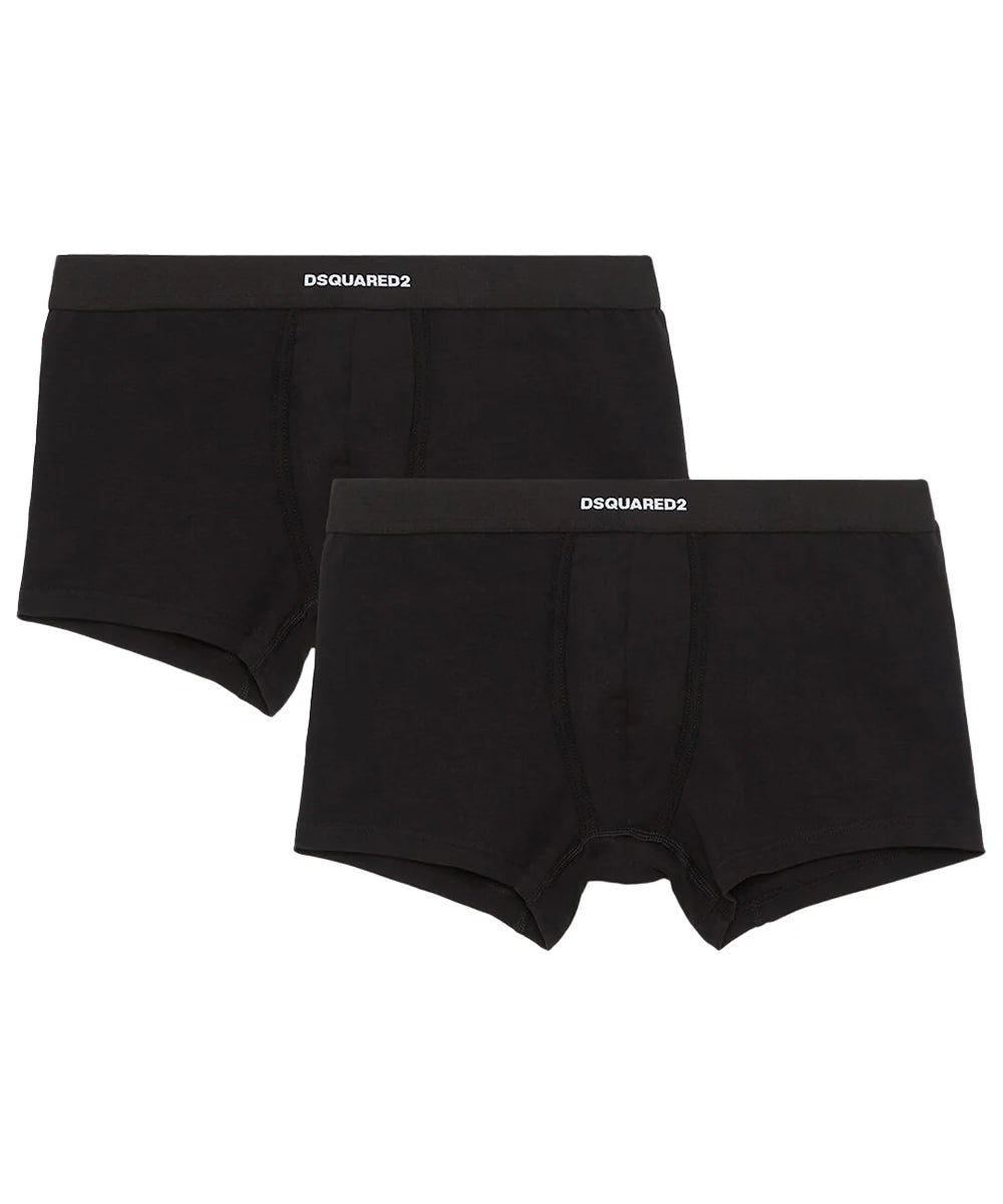 Boxer twin pack trunk 2 pz DSQUARED2 Uomo - Nero