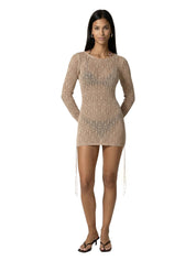 Abito corto EFFEK Donna - Beige