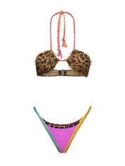Costume bikini con fascia e slip fisso EFFEK Donna - Multicolore