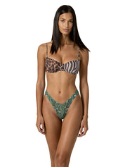 Costume Bikini con reggiseno ferretto e americano fisso EFFEK Donna - Multicolore
