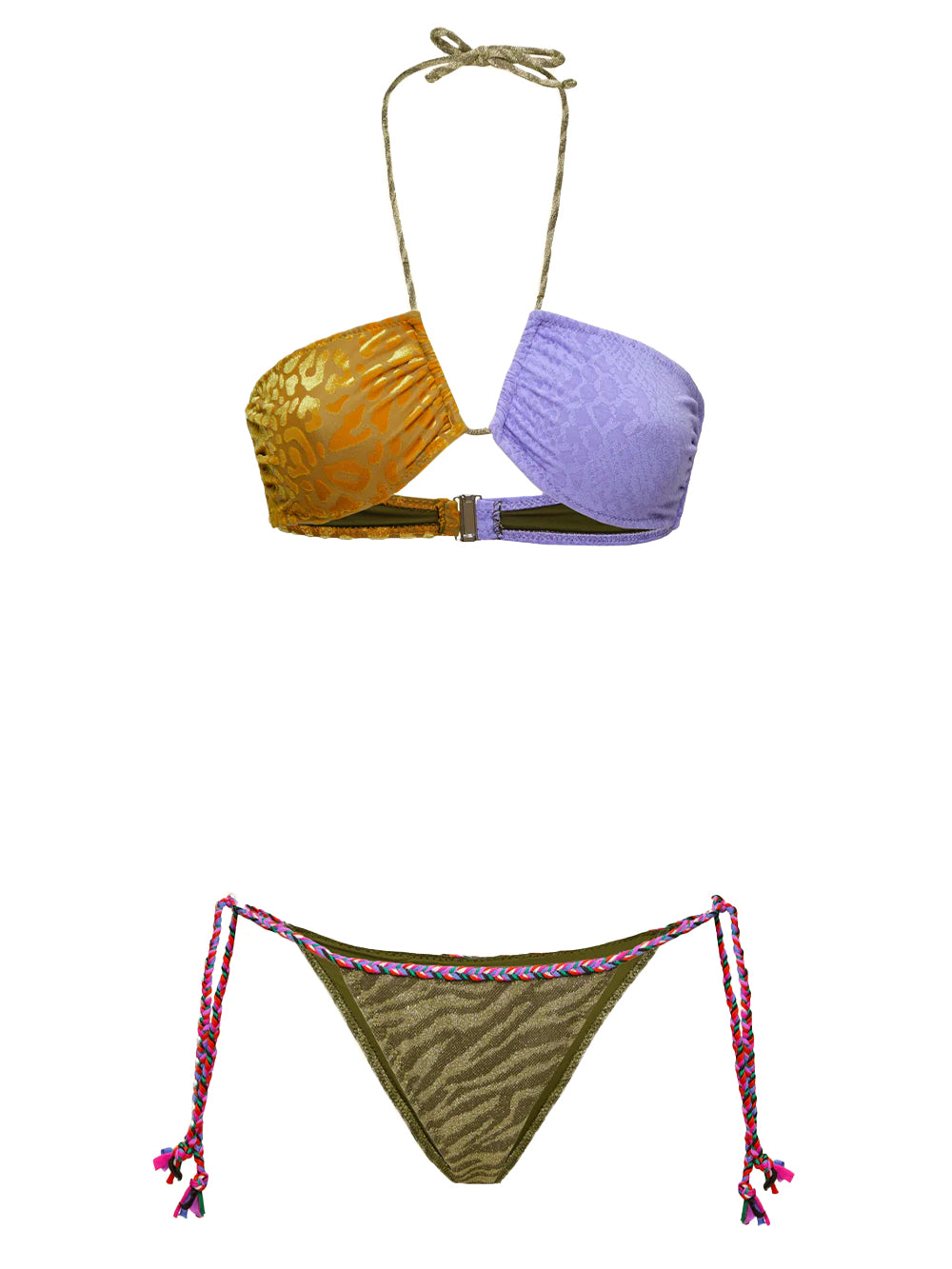 Costume Bikini con fascia e slip regolabile EFFEK Donna - Multicolore