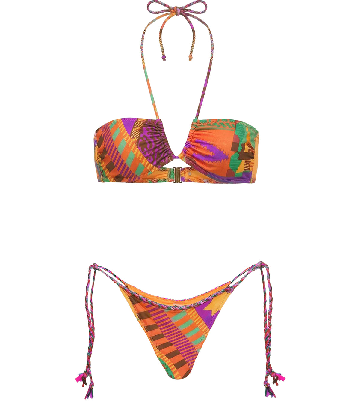 Costume bikini con fascia e slip regolabile EFFEK Donna - Multicolore