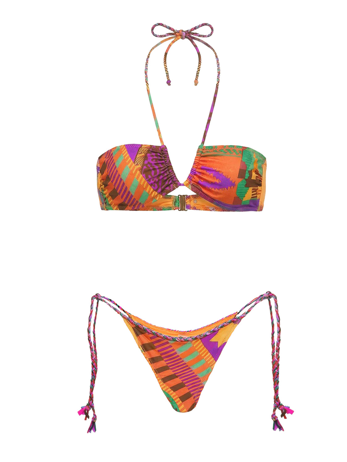 Costume bikini con fascia e slip regolabile EFFEK Donna - Multicolore
