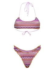 Costume Bikini con top regolabile e americano fisso EFFEK Donna - Multicolore