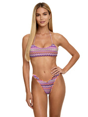 Costume Bikini con top regolabile e americano fisso EFFEK Donna - Multicolore