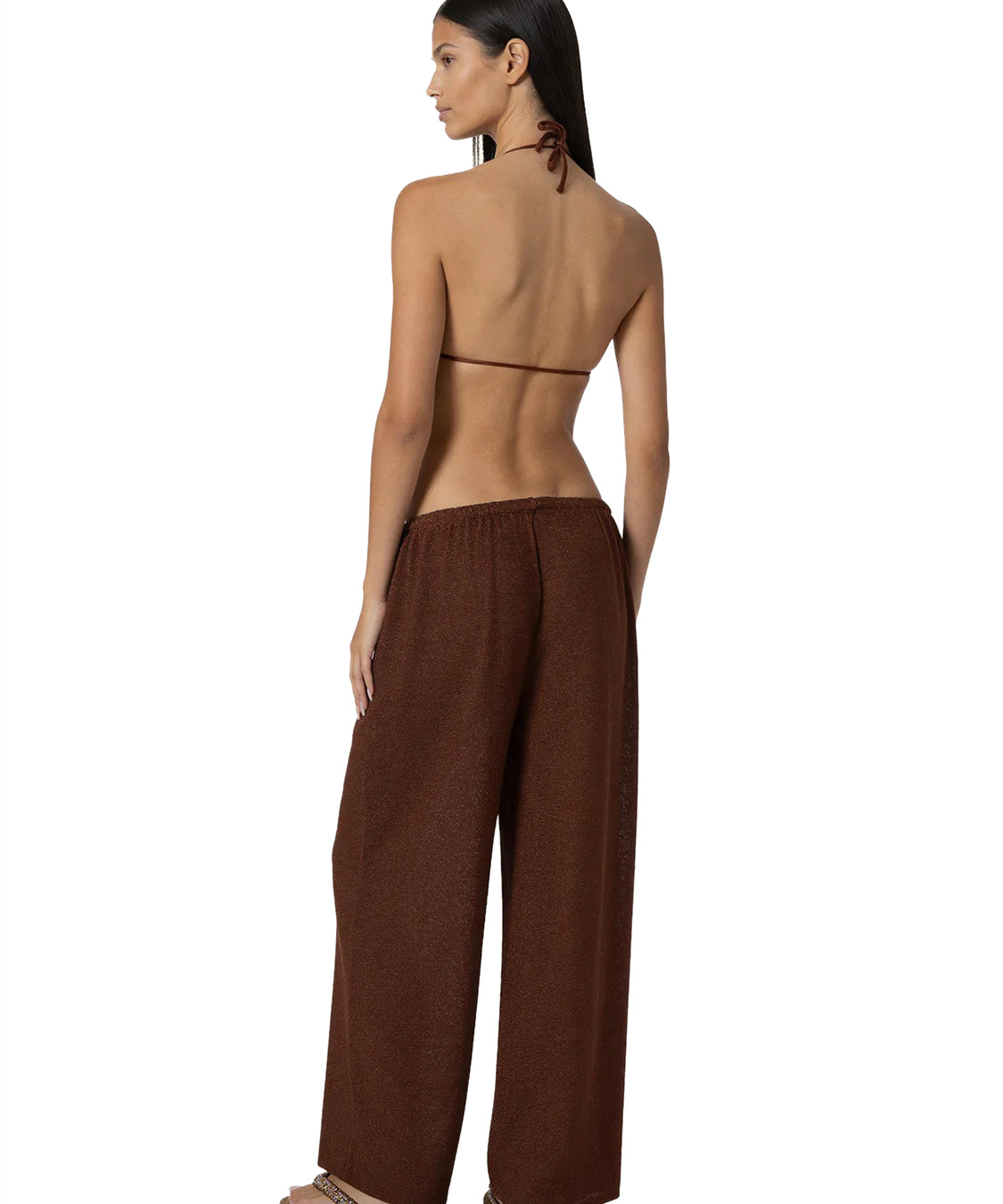 Pantalone a palazzo EFFEK Donna - Marrone