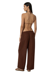 Pantalone a palazzo EFFEK Donna - Marrone