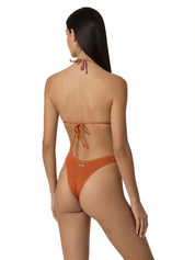 Costume bikini con triangolo e americano fisso EFFEK Donna - Viola