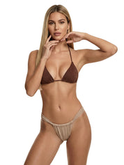 Costume triangolo EFFEK Donna - Marrone