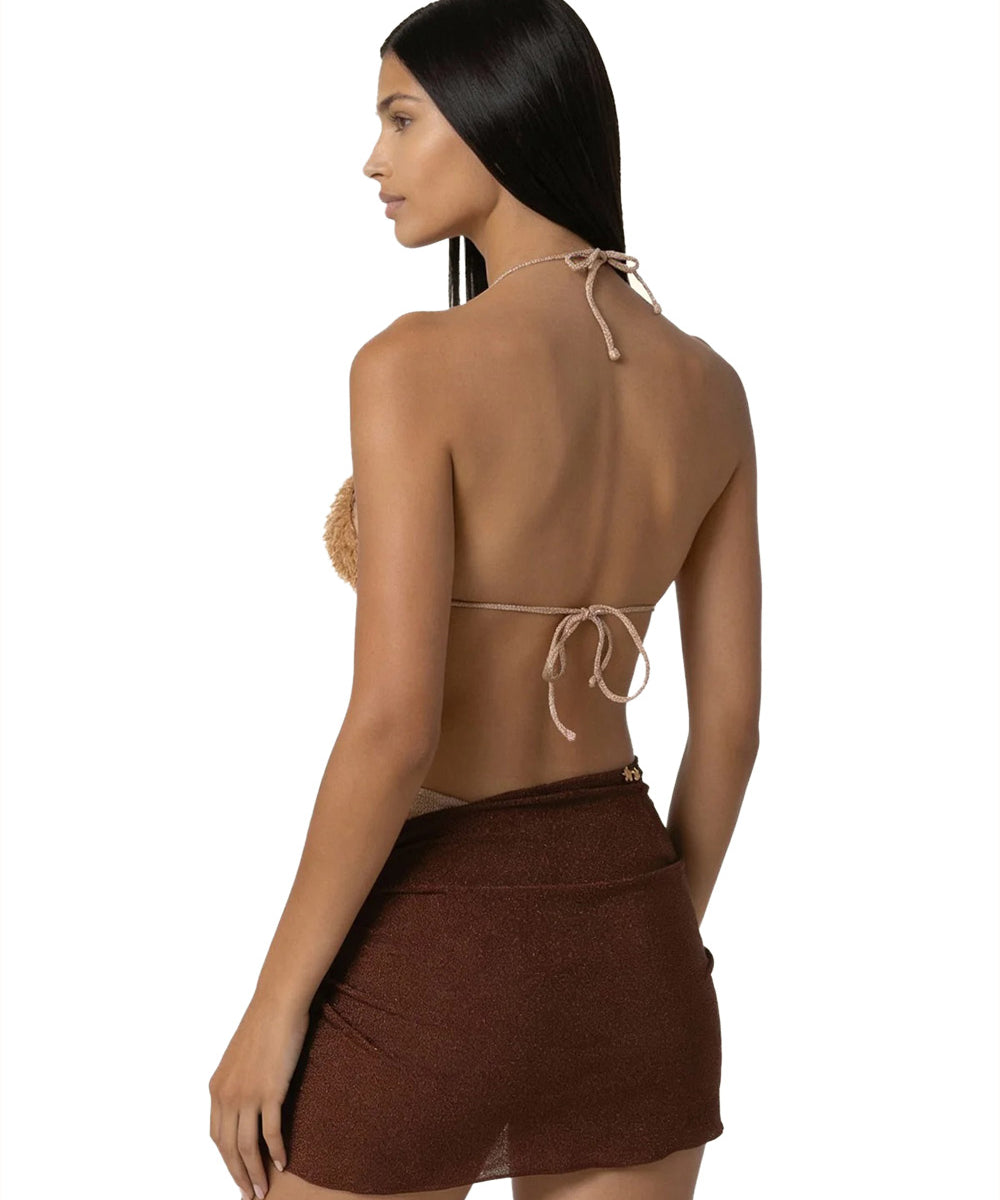 Pareo corto EFFEK Donna - Marrone