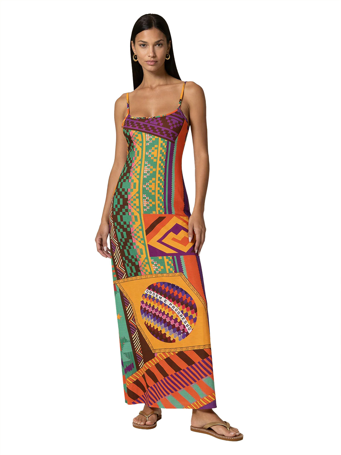 Abito lungo EFFEK Donna - Multicolore