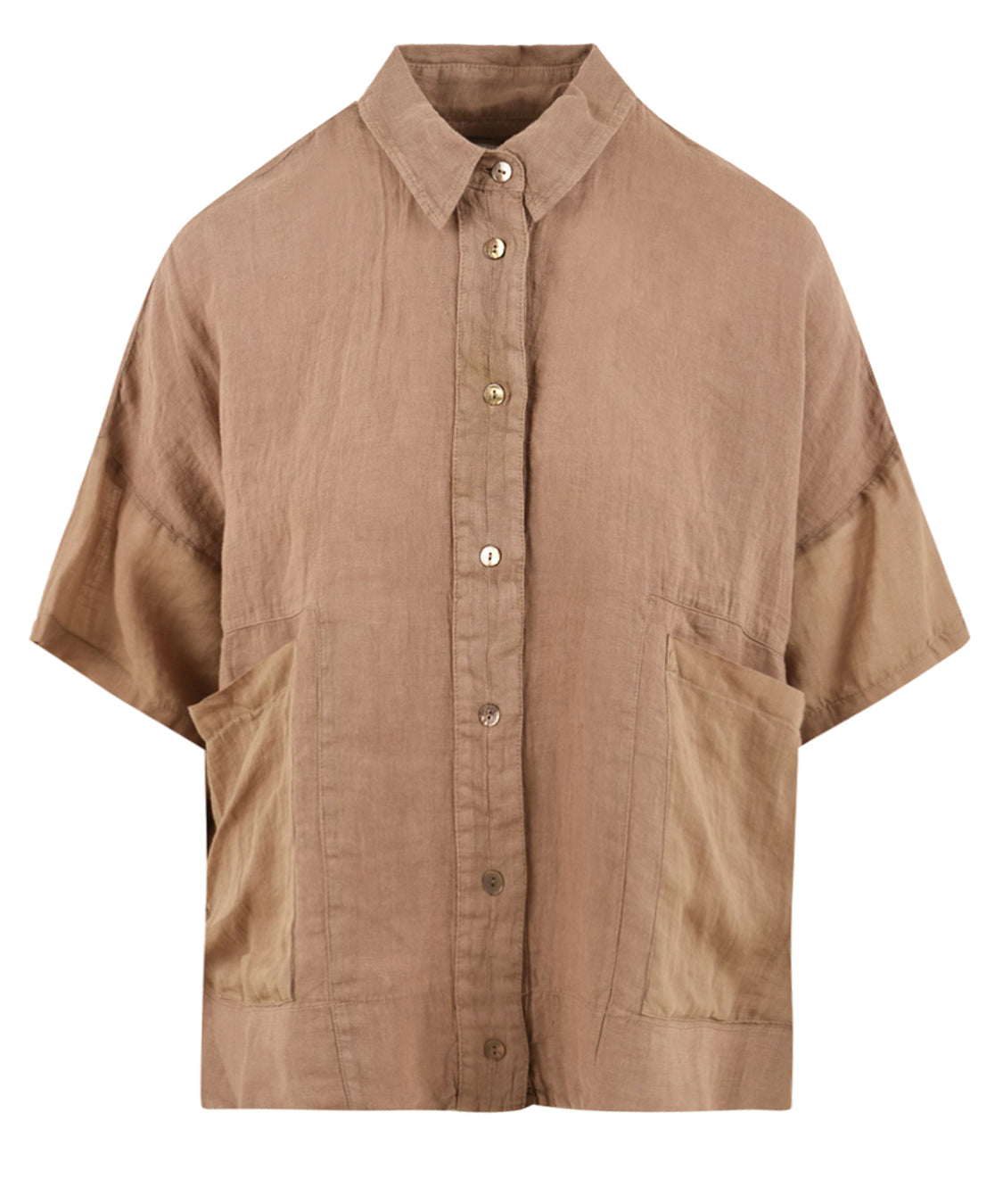 Camicia manica corta EUROPEAN CULTURE Donna - Marrone