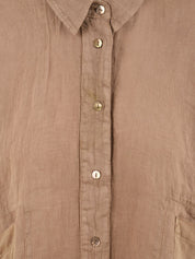 Camicia manica corta EUROPEAN CULTURE Donna - Marrone