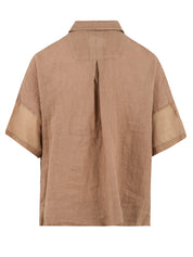 Camicia manica corta EUROPEAN CULTURE Donna - Marrone