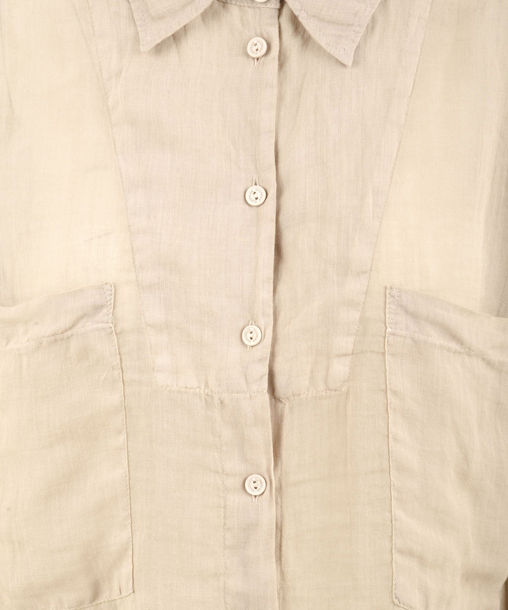Camicia manica lunga EUROPEAN CULTURE Donna - Beige